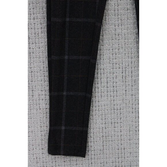 ICON Amsterdam Pants Mens Size 32 Dark Gray Plaid Stretch Skinny Fit Comfort - Picture 4 of 13